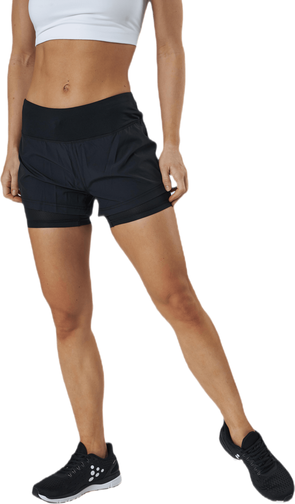 ADV Essence 2-In-1 Shorts Black, Female, Apparels, Shorts, Workout, Black, XS