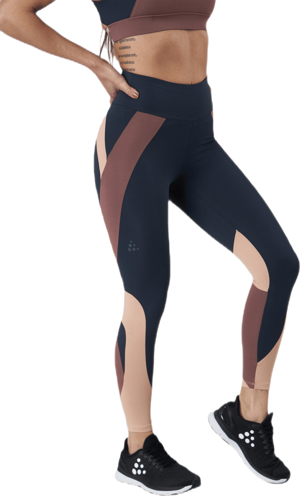 Flow Blocked Tights Blue/Purple - Bild 2