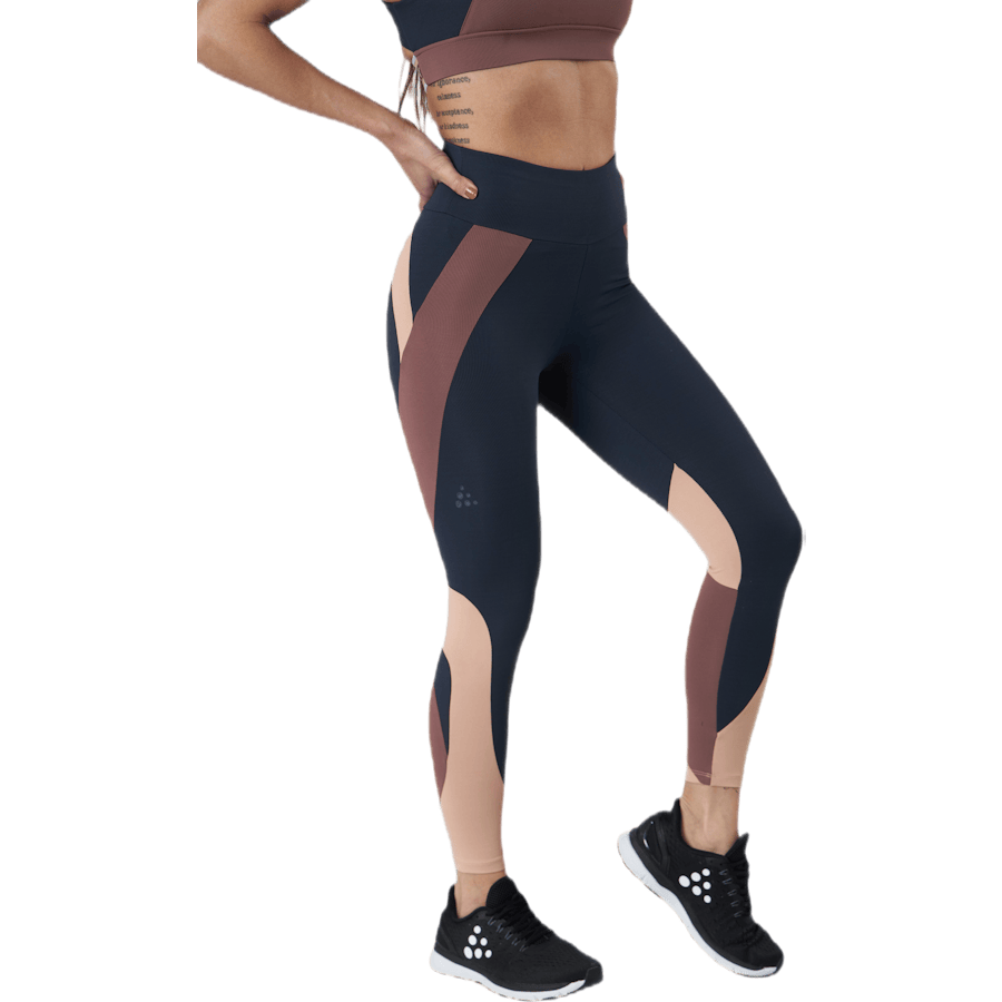 Flow Blocked Tights Blue/Purple - Bild 2