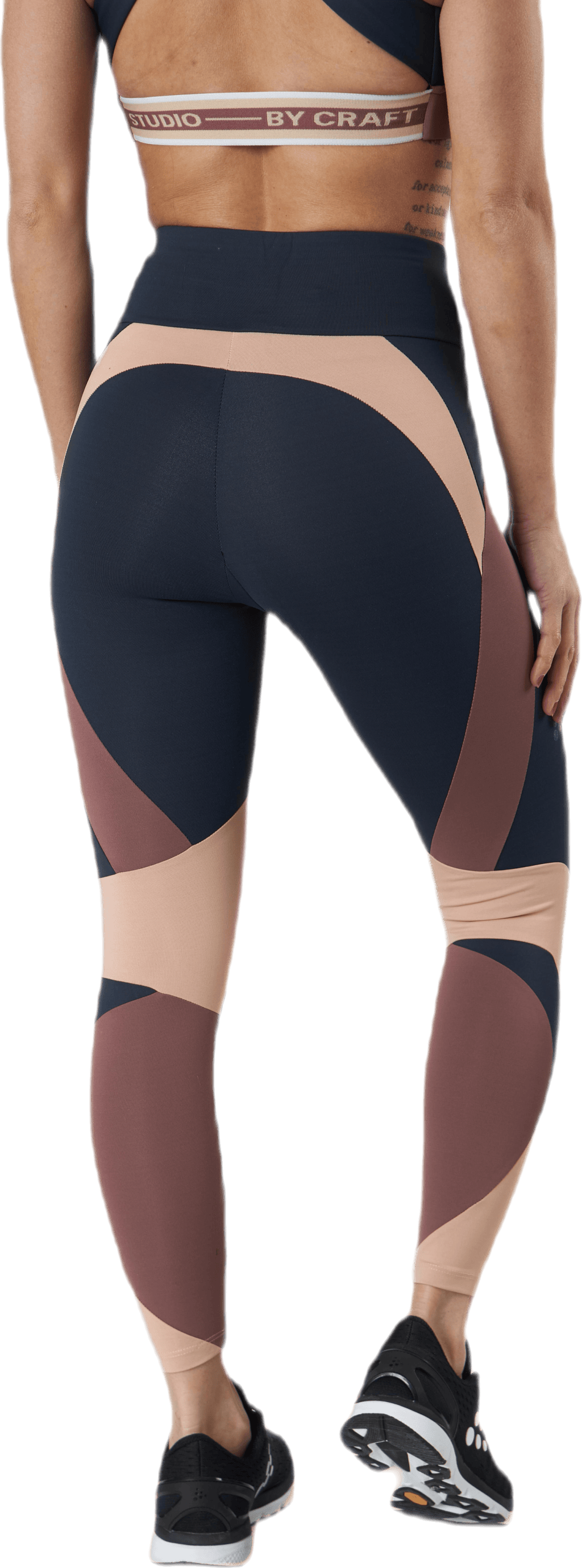 Flow Blocked Tights Blue/Purple - Bild 3