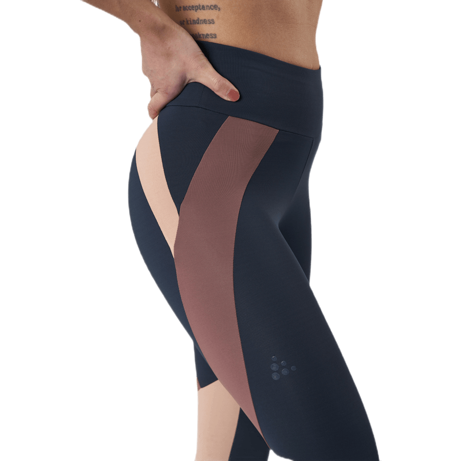 Flow Blocked Tights Blue/Purple - Bild 4