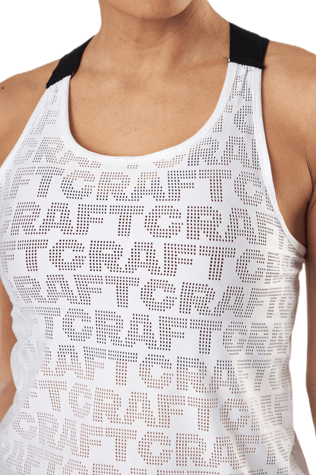 Core Charge Logo Singlet White - Bild 4