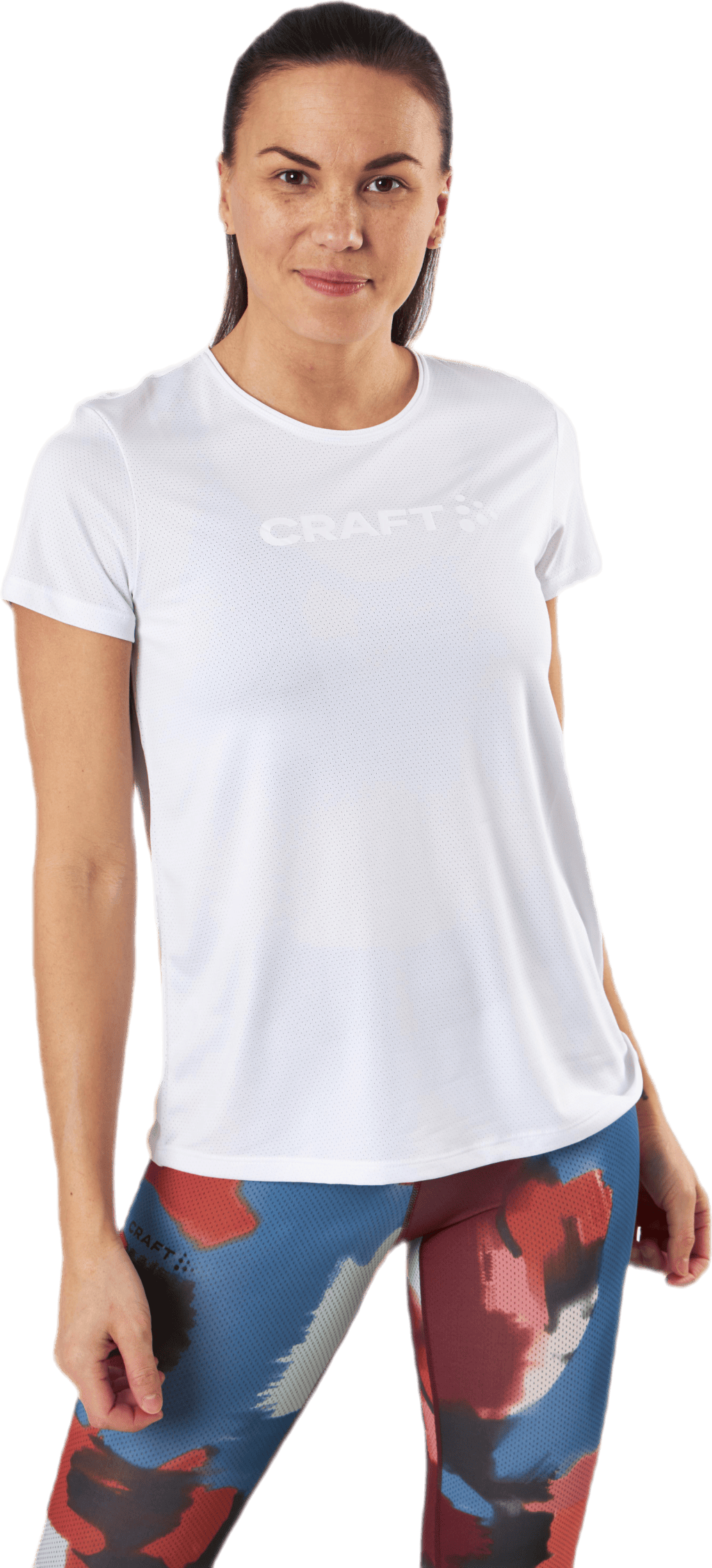 Core Essence SS Mesh Tee White