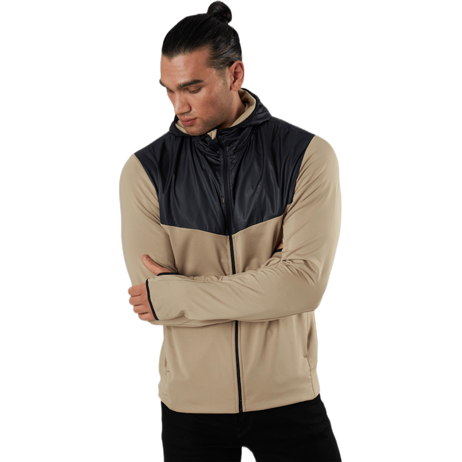 ADV Charge Jersey Hood Jacket Black/Beige