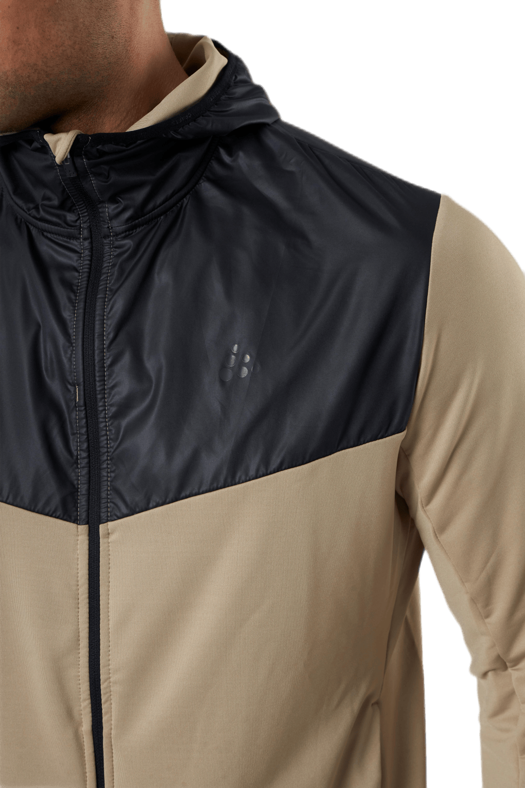 ADV Charge Jersey Hood Jacket Black/Beige - Bild 3
