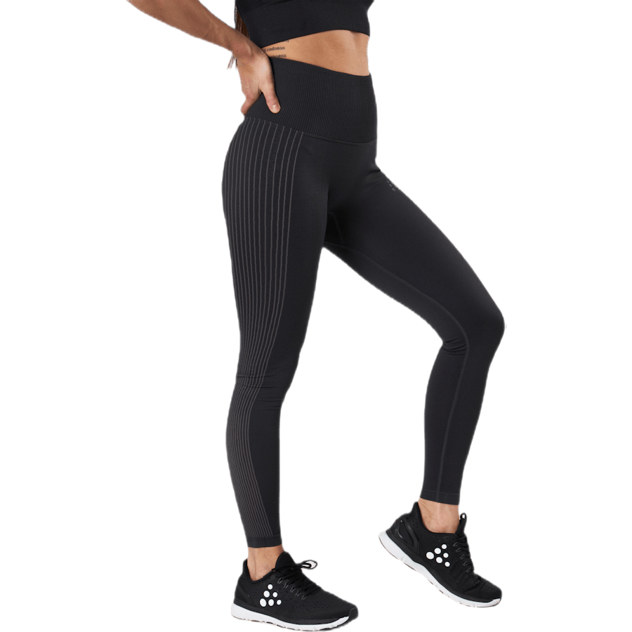 Charge Fuseknit Tights White/Black - Bild 2