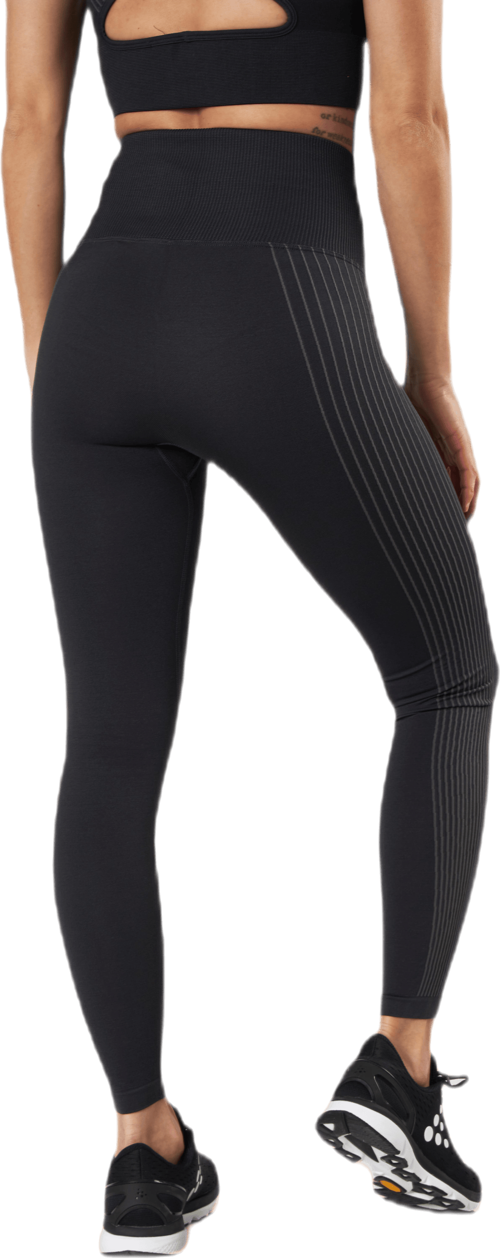 Charge Fuseknit Tights White/Black - Bild 3