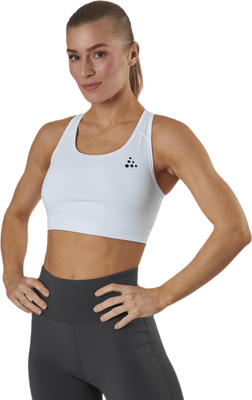 Training Classic Bra White, Female, Kläder, Sport-BH, Löpning, Vit, S