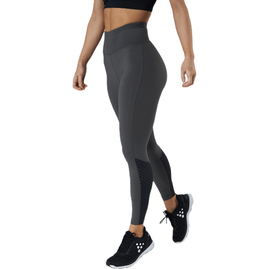 ADV Charge Perforated Tights Black/Grey