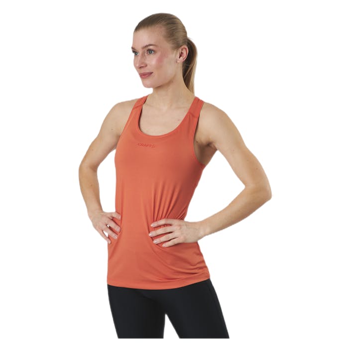 ADV Essence Singlet Orange, Female, Apparels, Tops, Workout, Orange, M