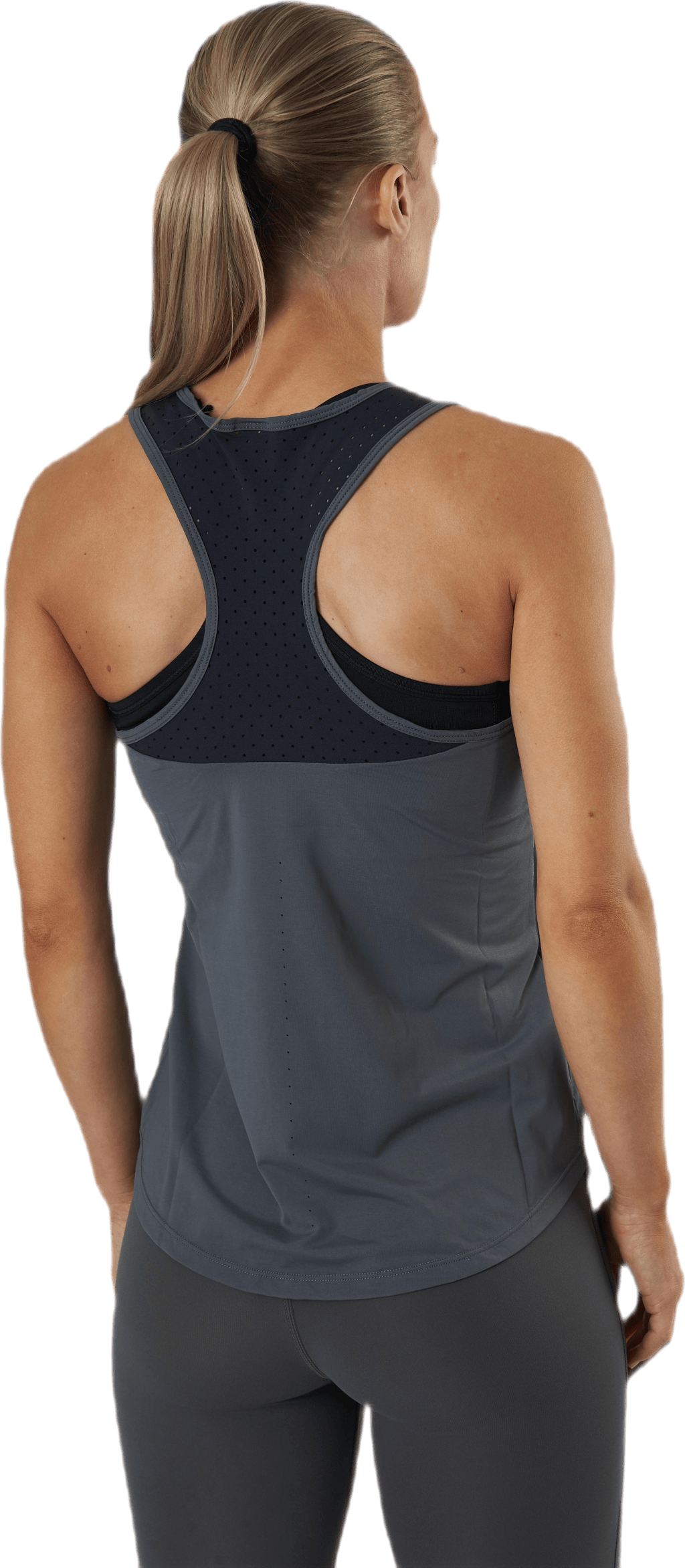 ADV Charge Perforated Singlet Black/Grey - Bild 3