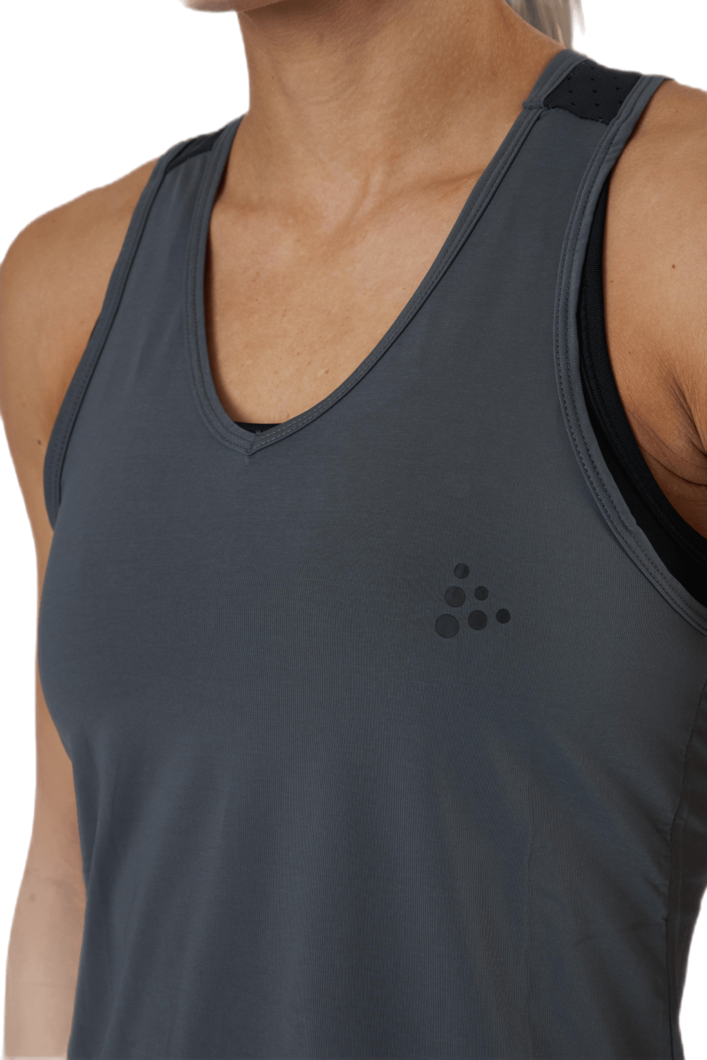 ADV Charge Perforated Singlet Black/Grey - Bild 4