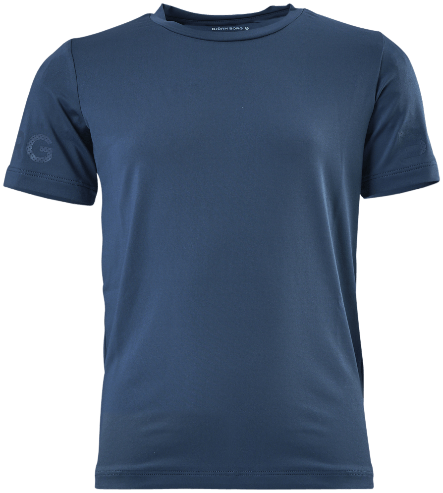 Jr Tee Borg Blue, Unisex, Apparels, T-shirt, Workout, Blue, 146/152