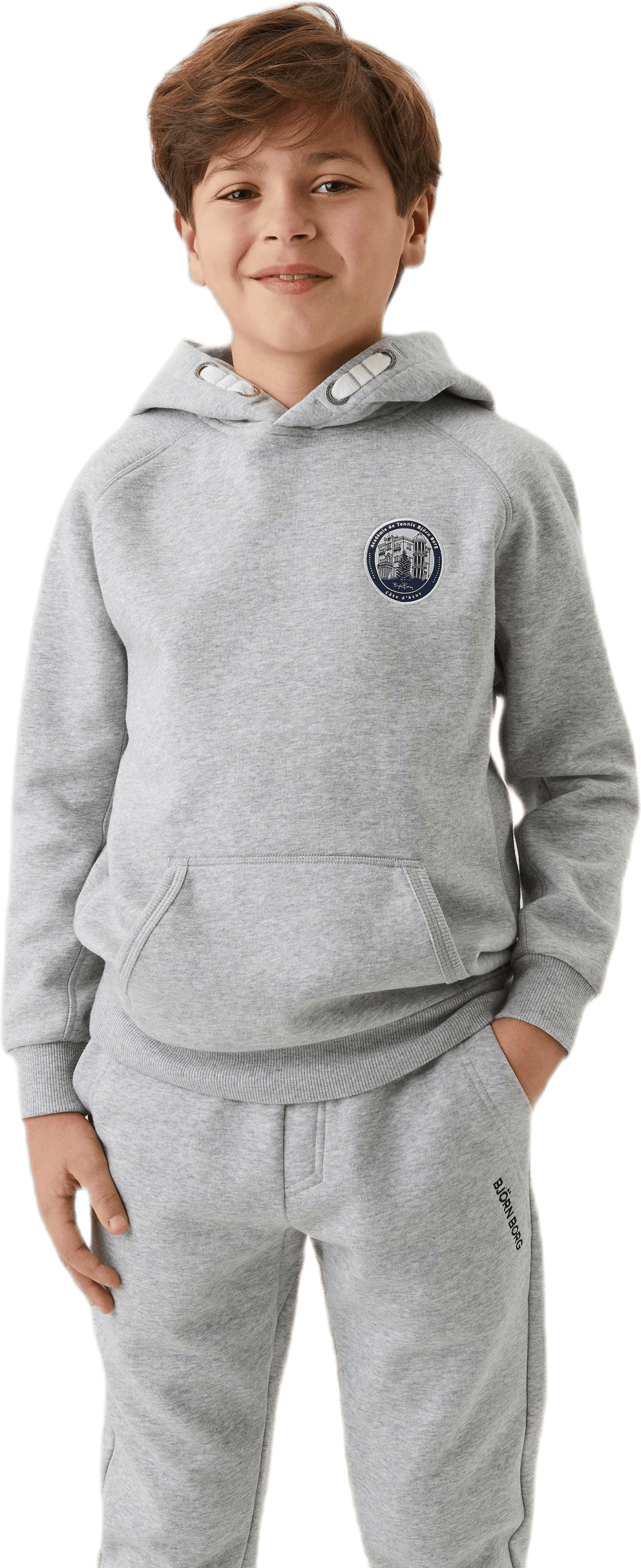 Jr Borg Sport Hoodie Grey, Unisex, Abbigliamento, Camicie, Grigio, 146/152