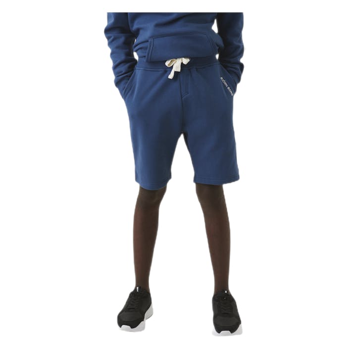 Jr Borg Sweat Shorts Blue, Unisex, Apparels, Shorts, Workout, Blue, 170