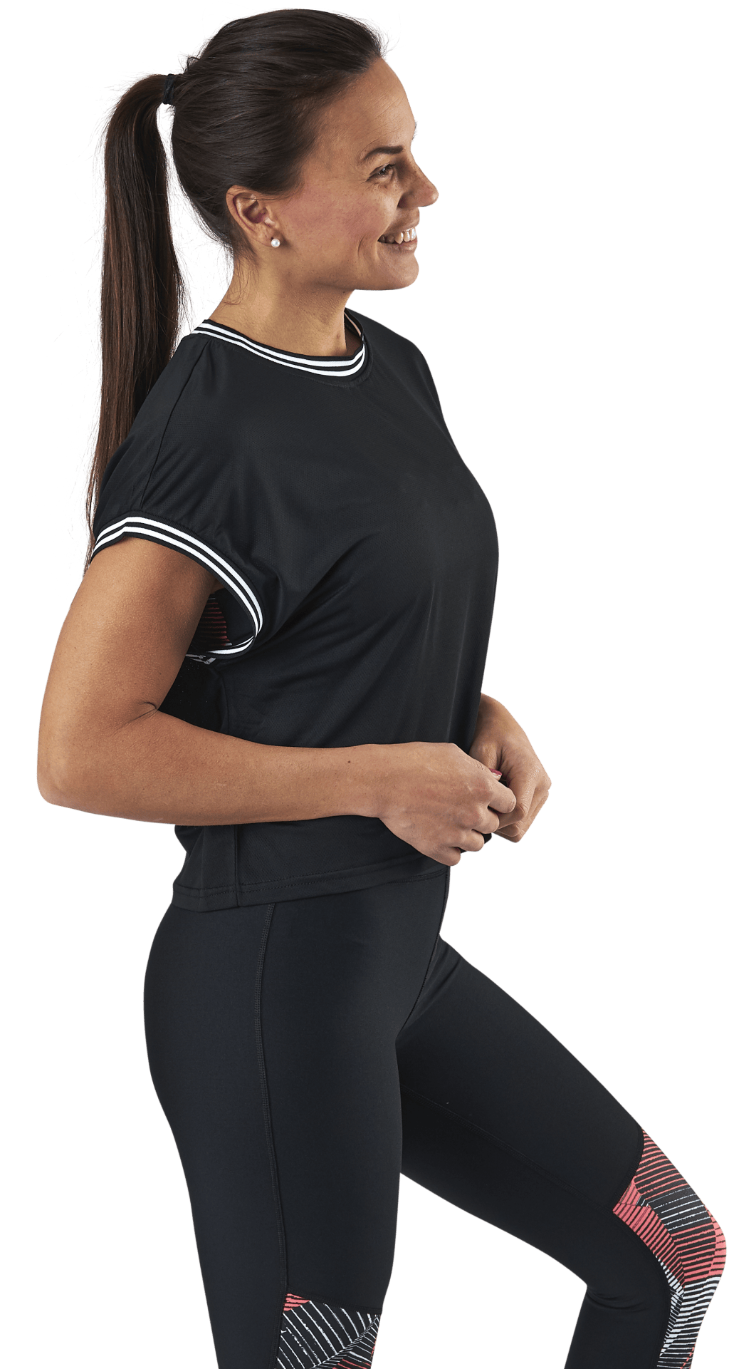 Ady SS Mesh Tee Black - Bild 2