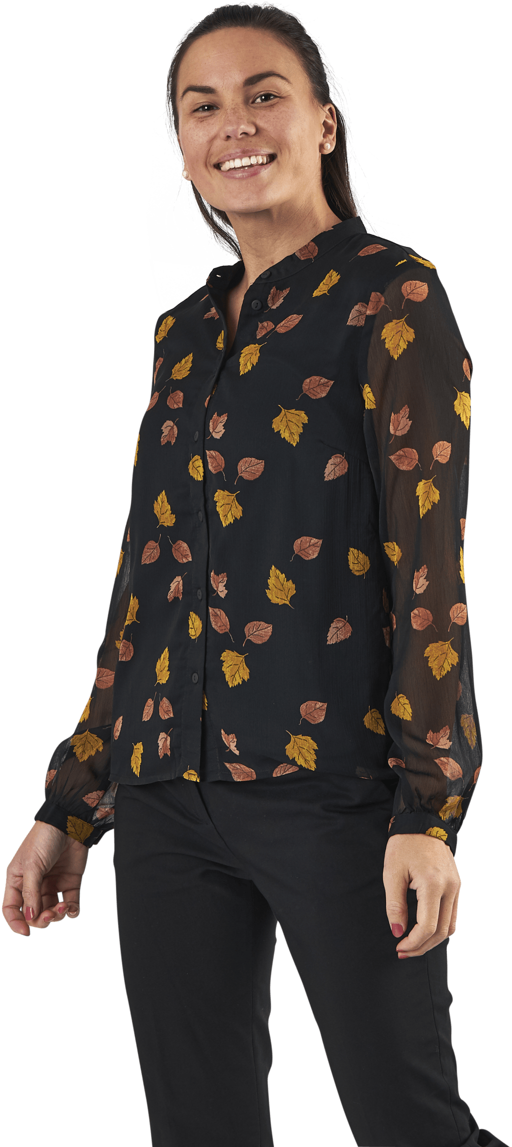 Blume Ls Shirt Black - Bild 5