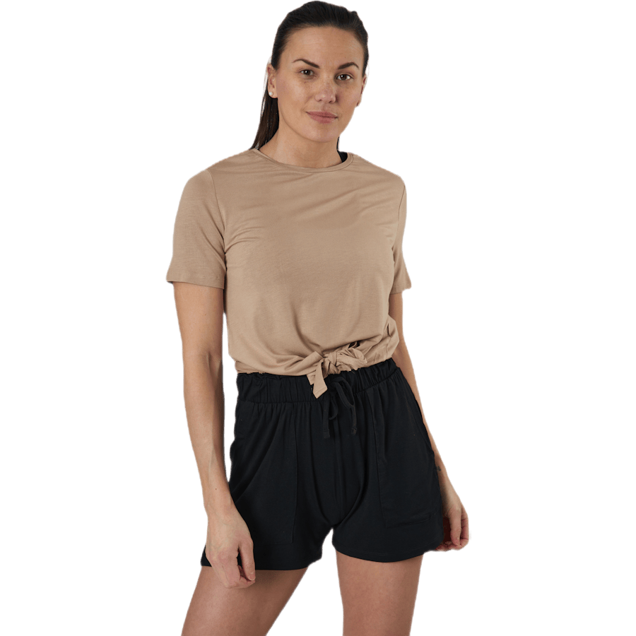 Neora Ss Tie Tee Beige