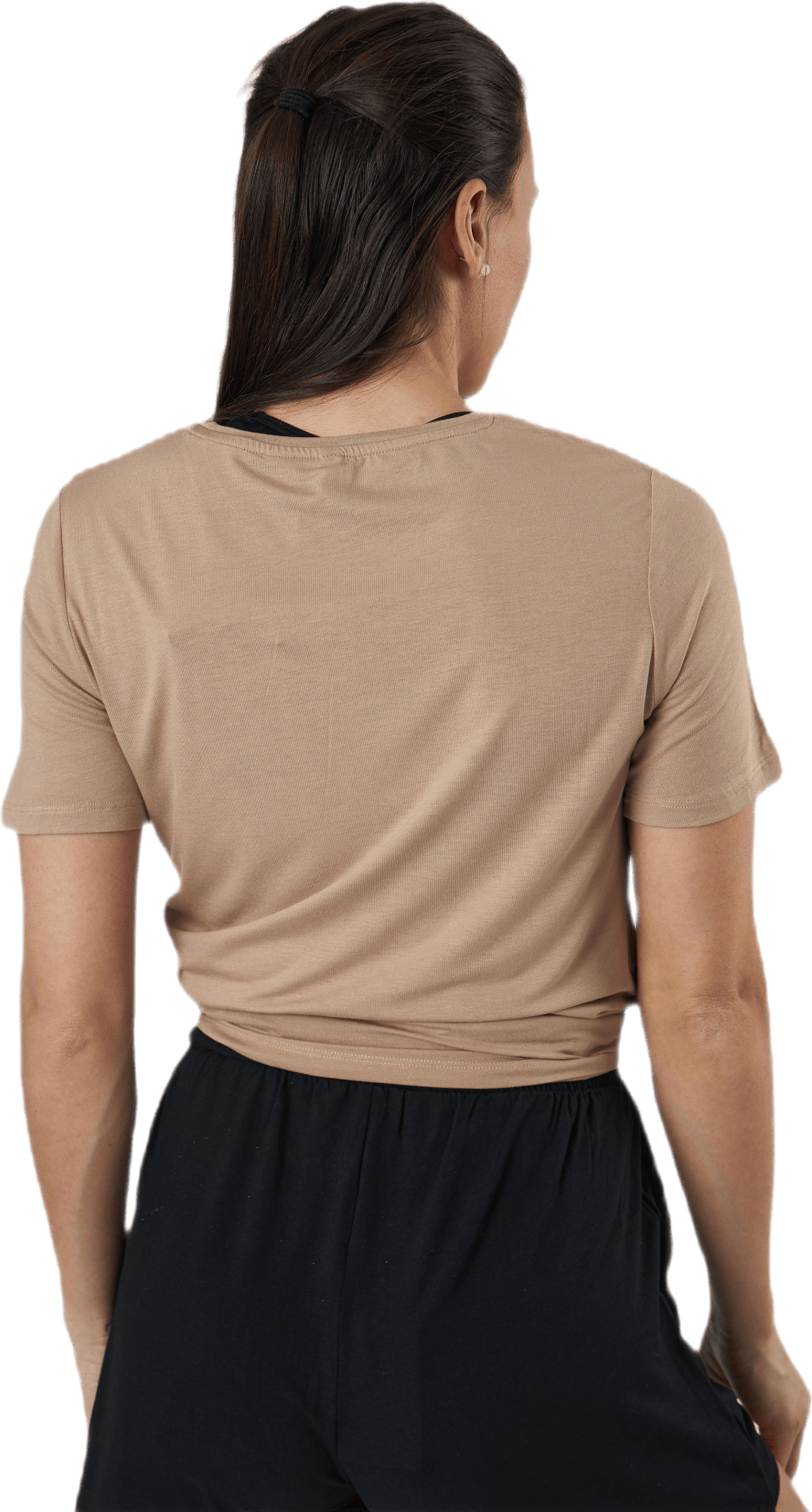 Neora Ss Tie Tee Beige - Bild 3