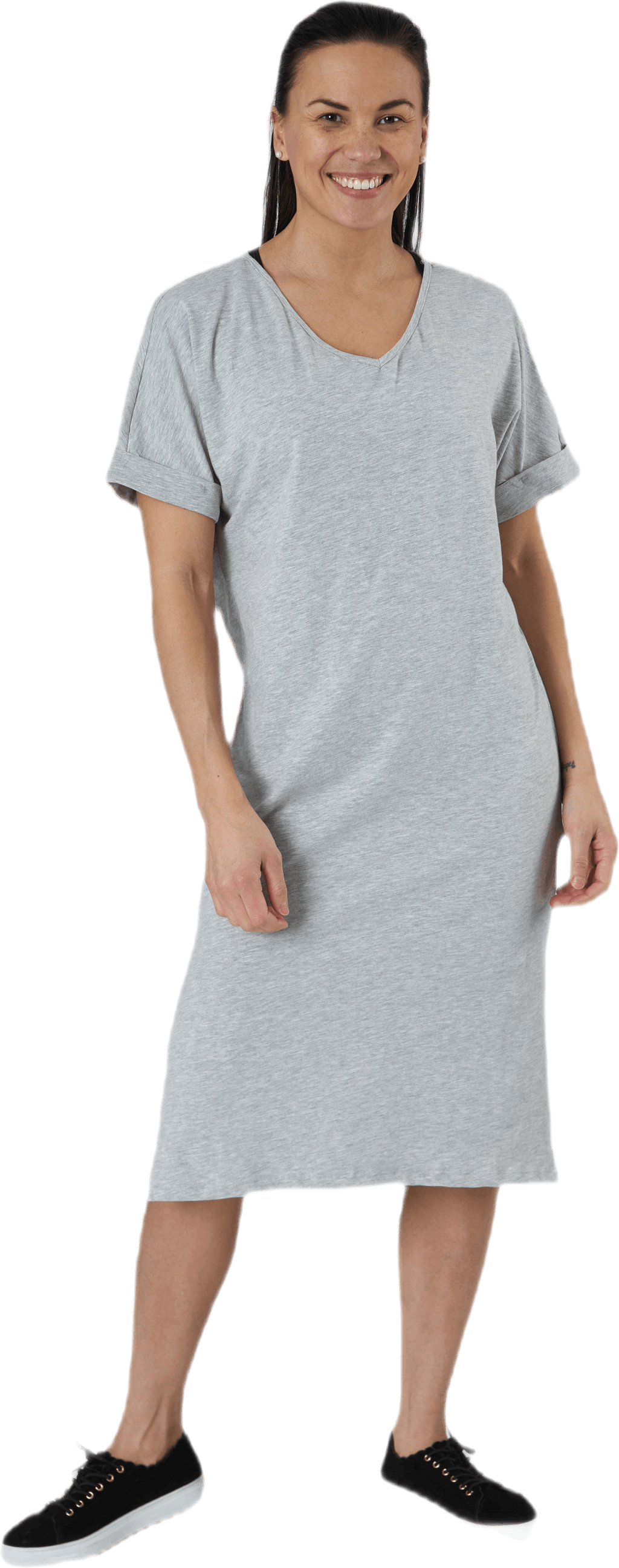 Neora Ss Fold Up Dress Grey, Female, Apparels, skirts & dresses, Grey, S