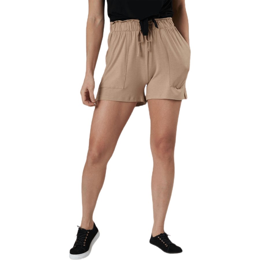 Neora Hw Frill Shorts Beige