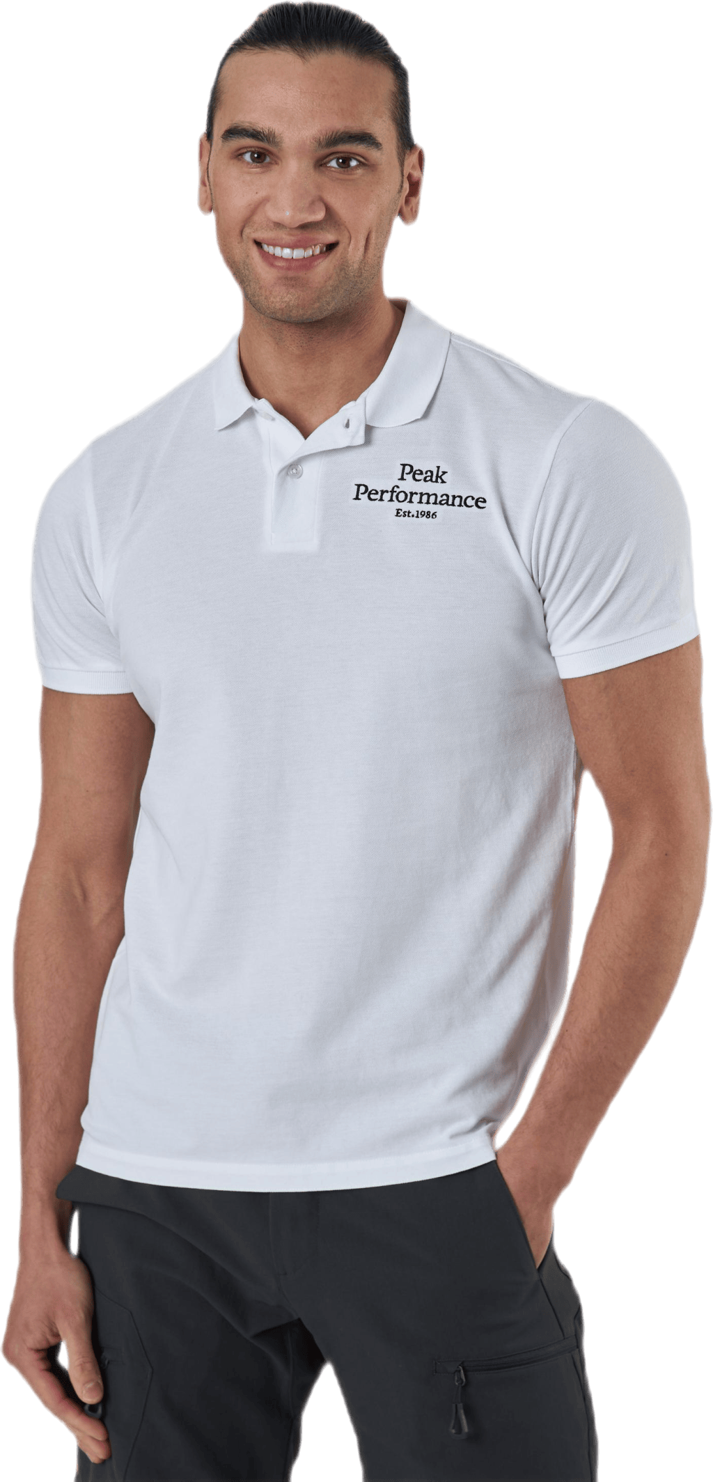 Original Polo White, Male, Apparels, T-shirt, White, M