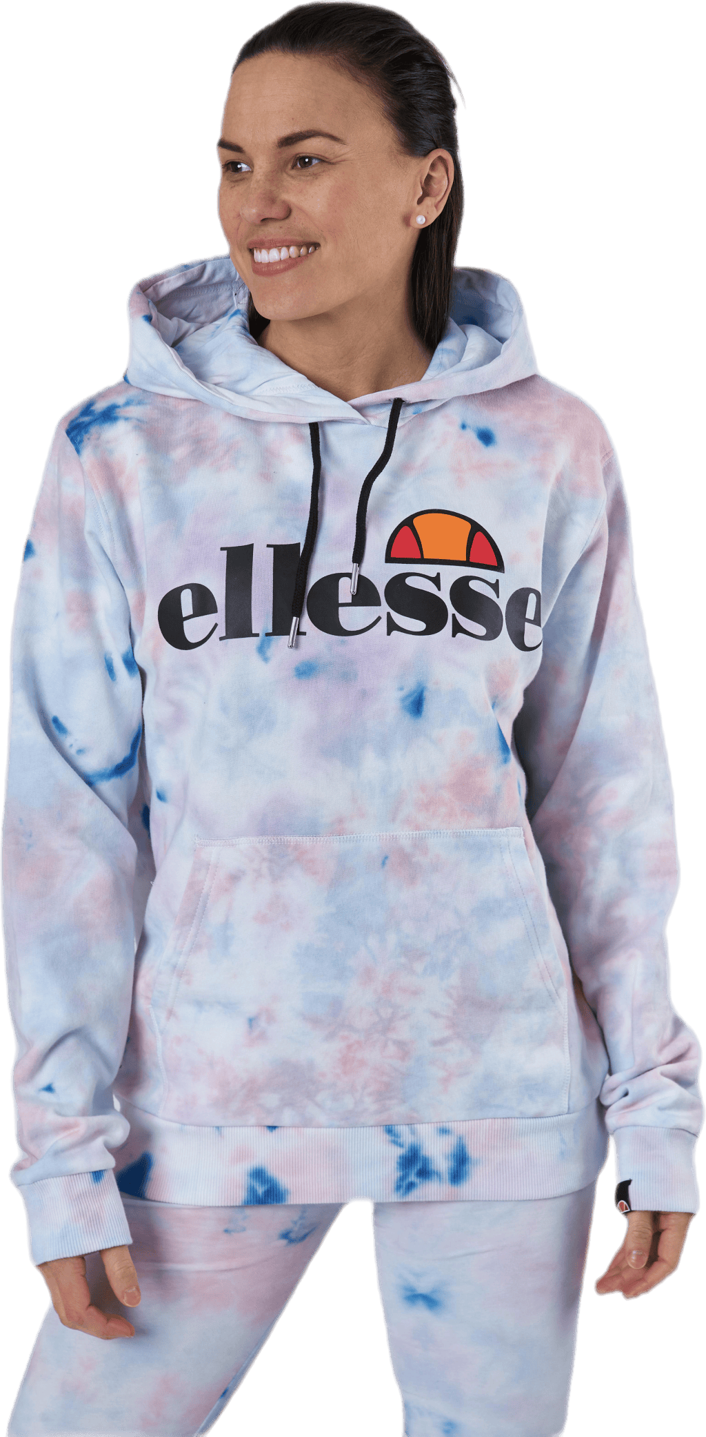 El Torices Tie Dye Oh Hoody White, Female, Odzież, Koszule, Biały, M