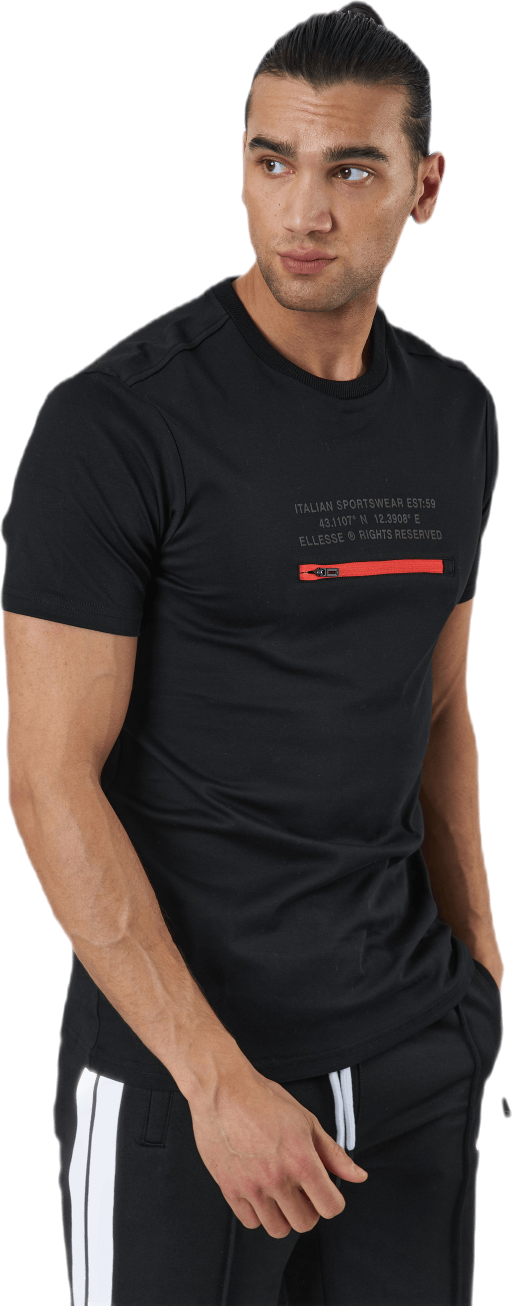 El Piedmont Tee Black, Male, Vêtements, T-shirt, Noir, L