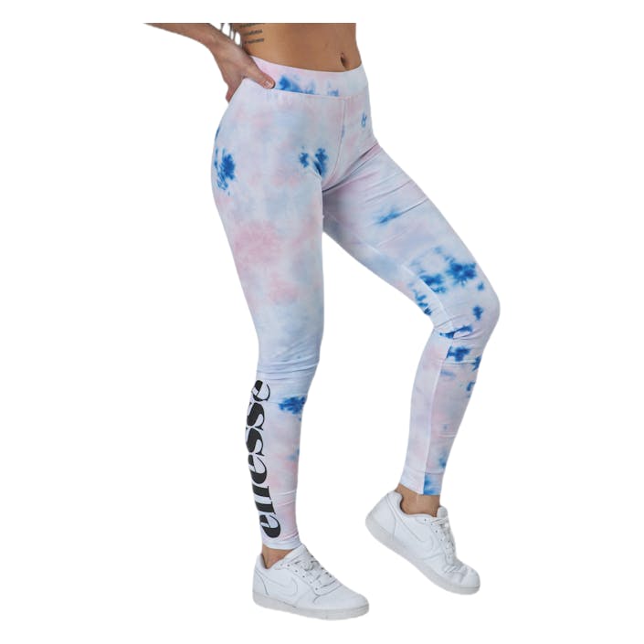 El Solos 2 Tie Dye Legging White, Female, Apparels, Leggings, White, XS