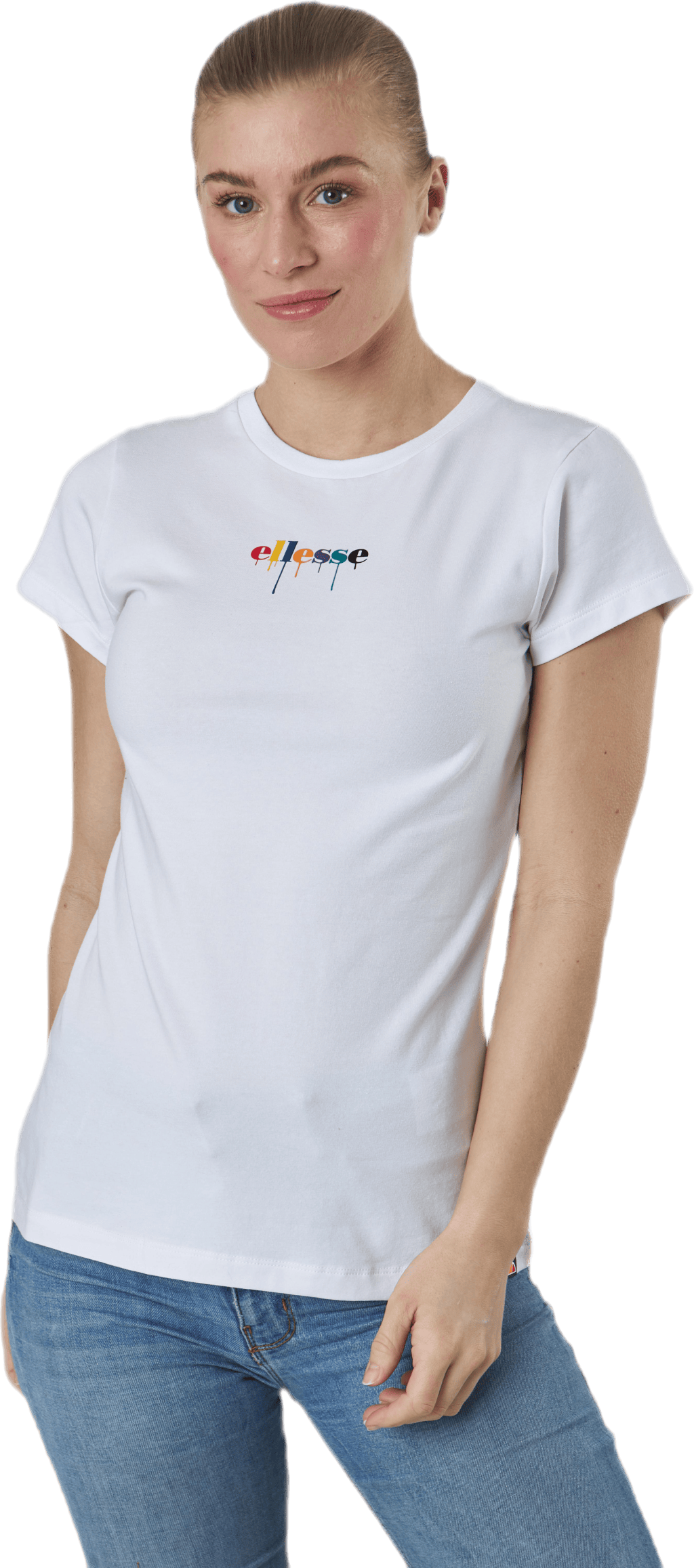 El Rosemund Tee White, Female, Apparels, T-shirt, White, XS