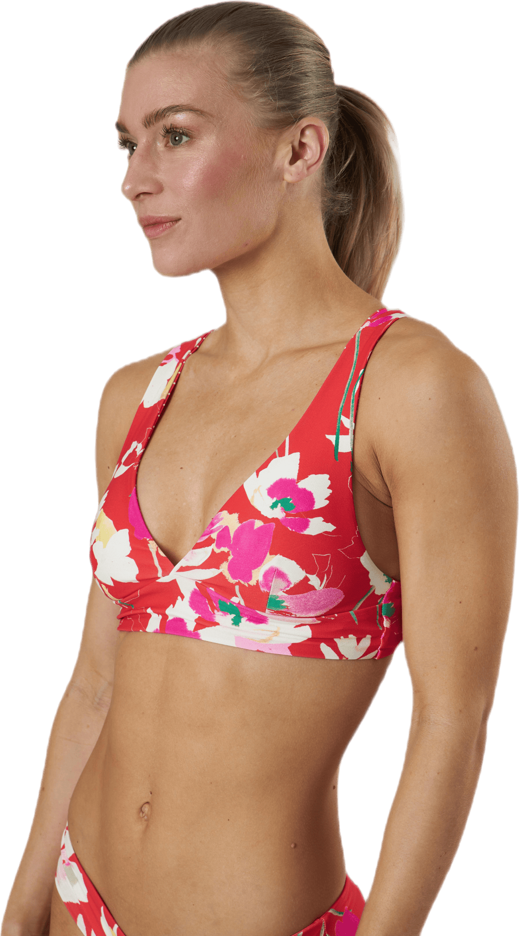 Sugar Bloom Halter Reversible Top Red