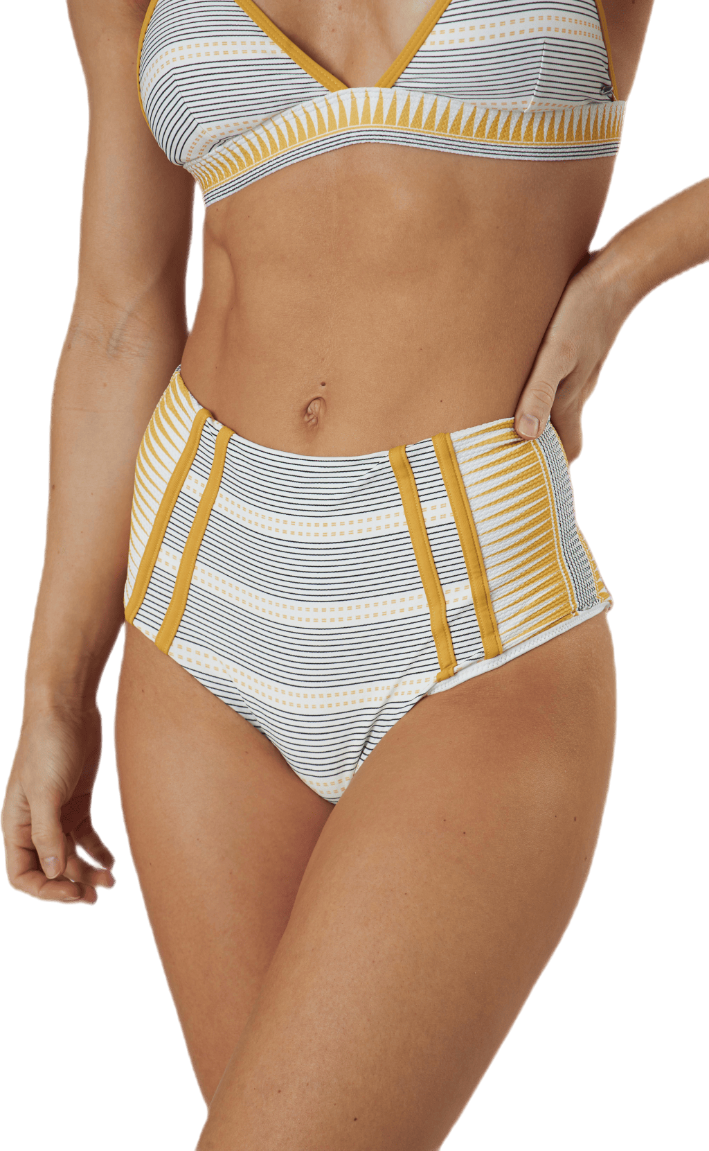 Salty Daze High Waisted Bottom Beige