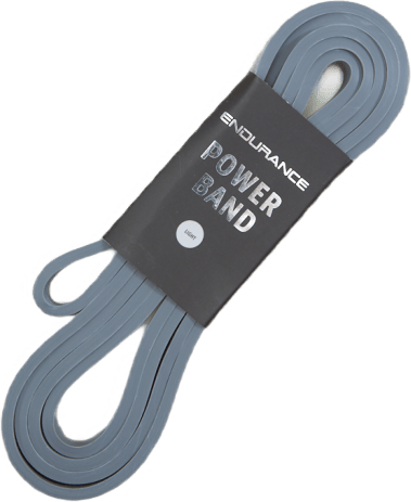 Power Band - Light Grey, Unisex, Equipment, Training equipment, Workout, Grey, ONESIZE