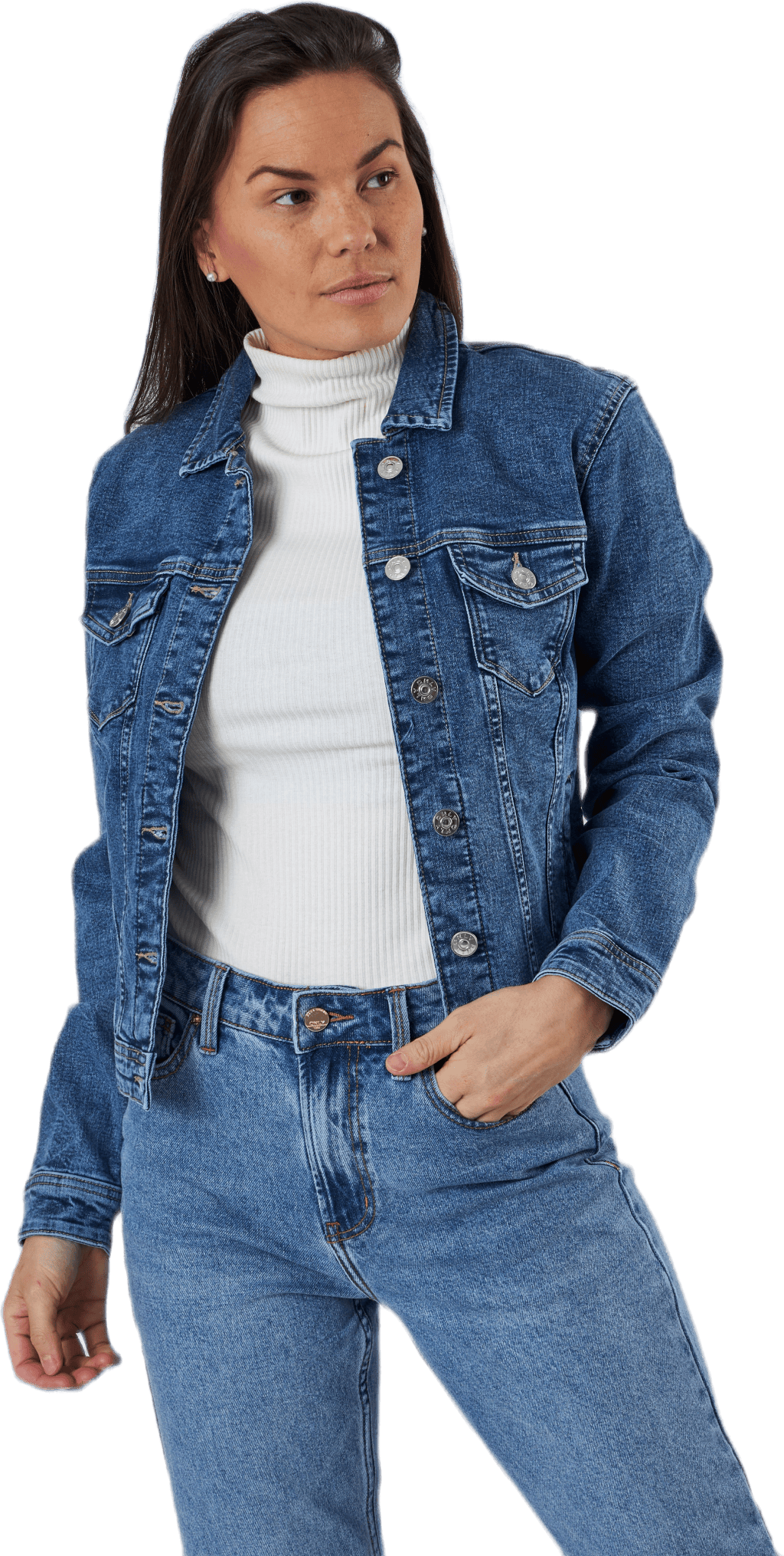 Tia Life Dnm Jacket Blue