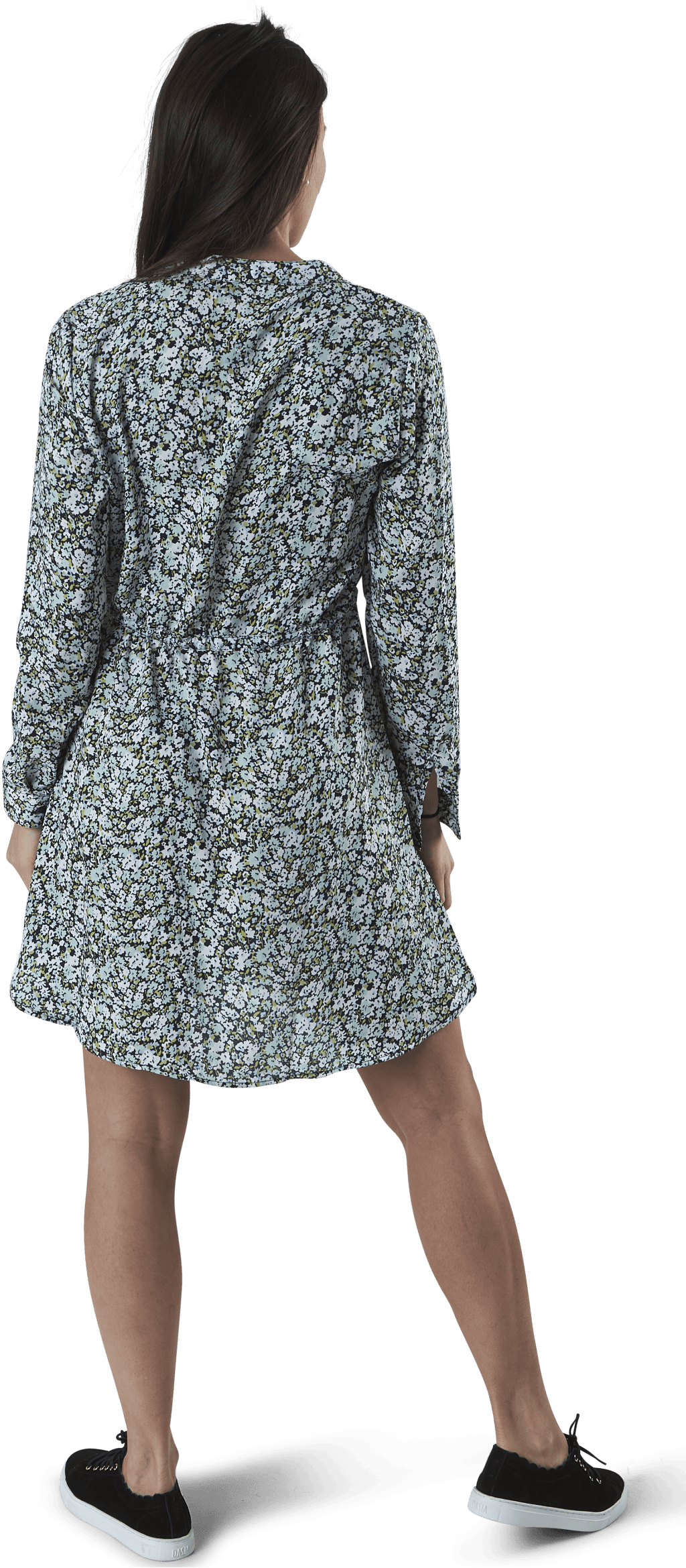 Cory L/S V-Neck Tunic Wvn Blue - Bild 3