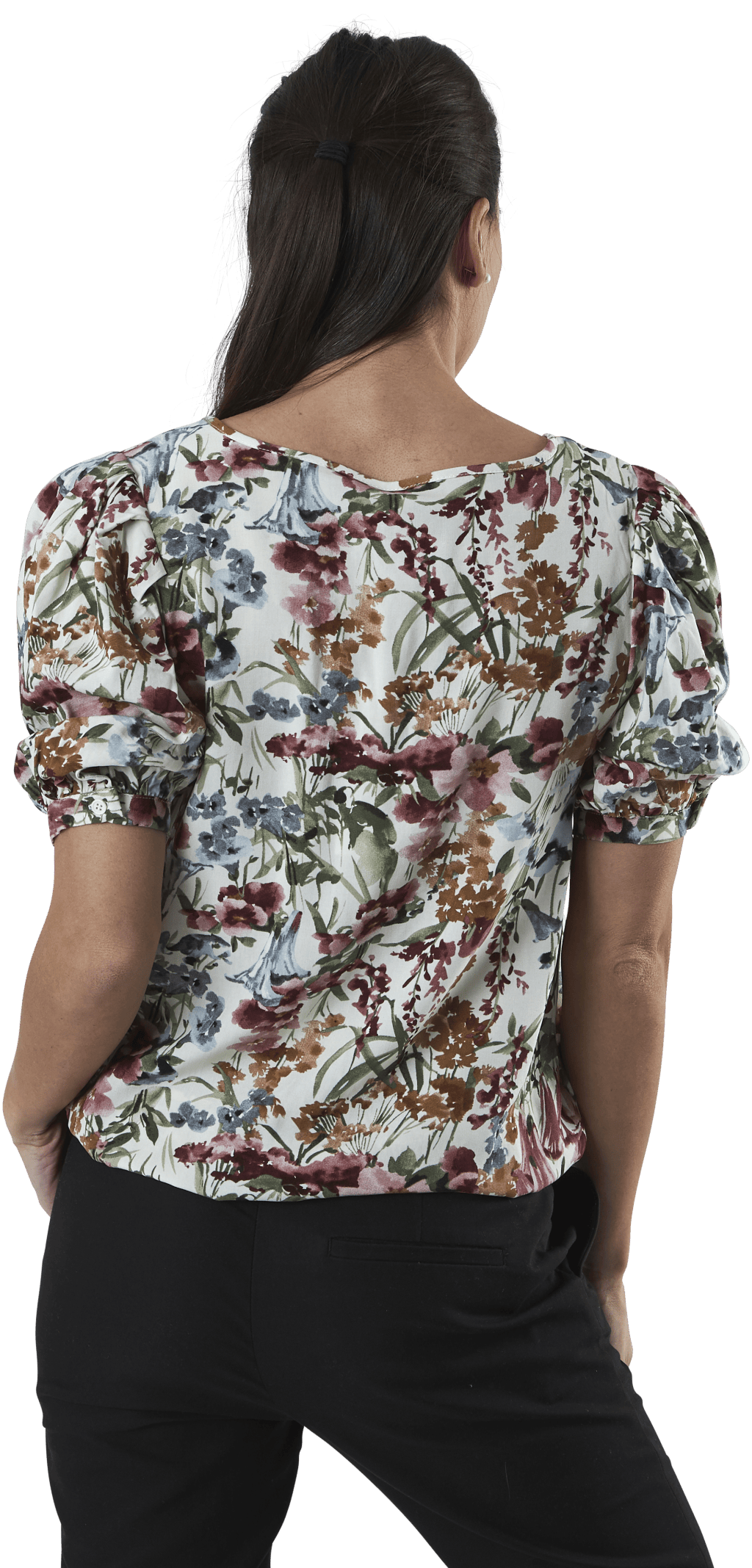 Karma Life 2/4 Aop Top Wvn White - Bild 3