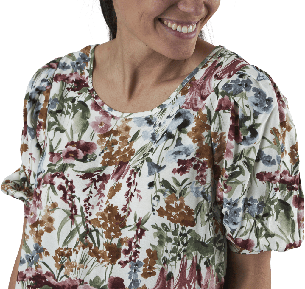 Karma Life 2/4 Aop Top Wvn White - Bild 4