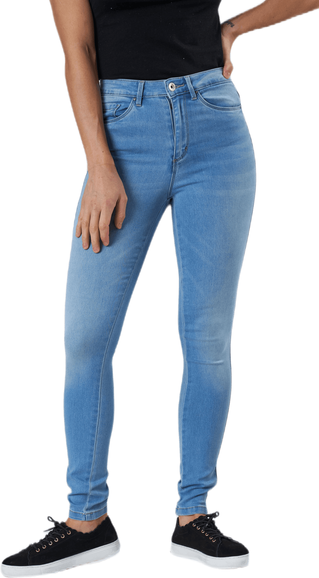 Royal Hw Sk Jeans Blue, Female, Kläder, Byxor, Blå, XL/30"