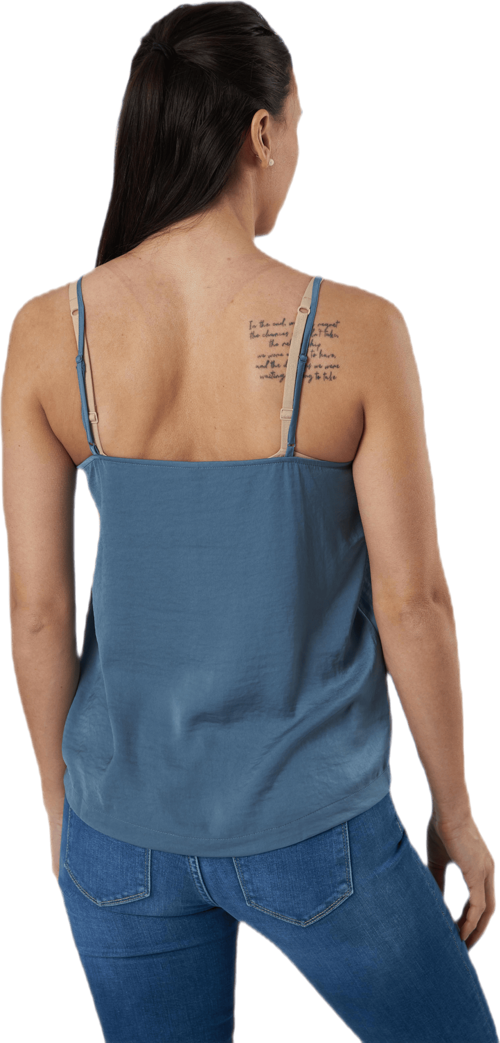 Debbie Singlet Wvn Blue - Bild 3