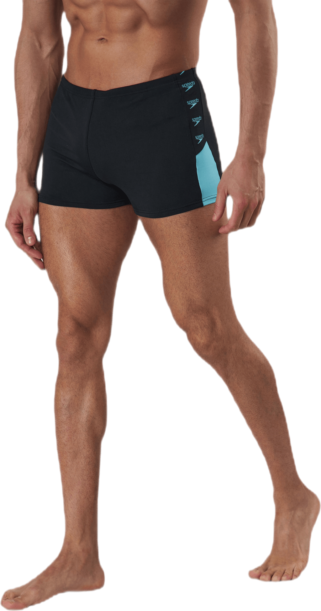 Boom Logo Splice Aquashort Blue/Black