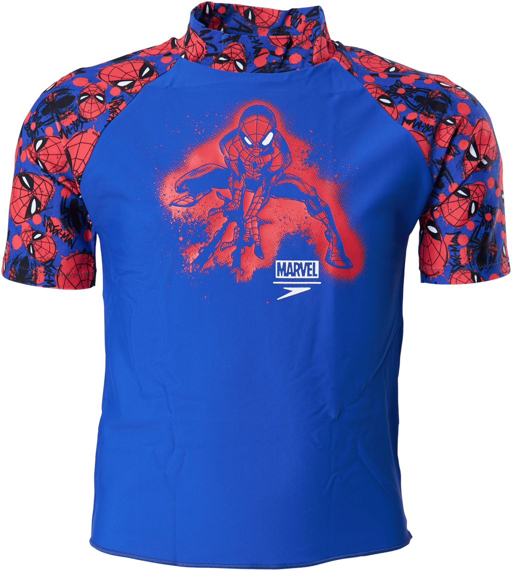 Marvel Spiderman Sun Top Blue, Unisex, Abbigliamento, Costumi da bagno, Nuoto, Blu, 116