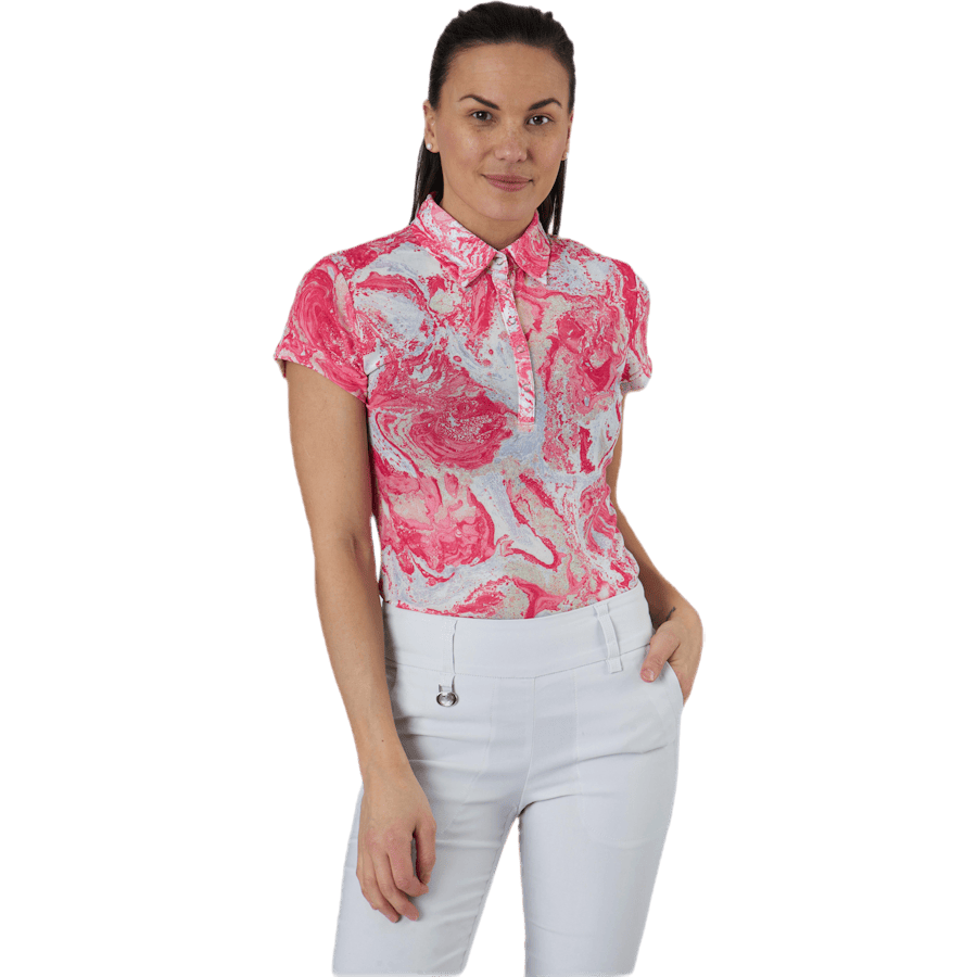 Adelina Cap S Polo Shirt Red