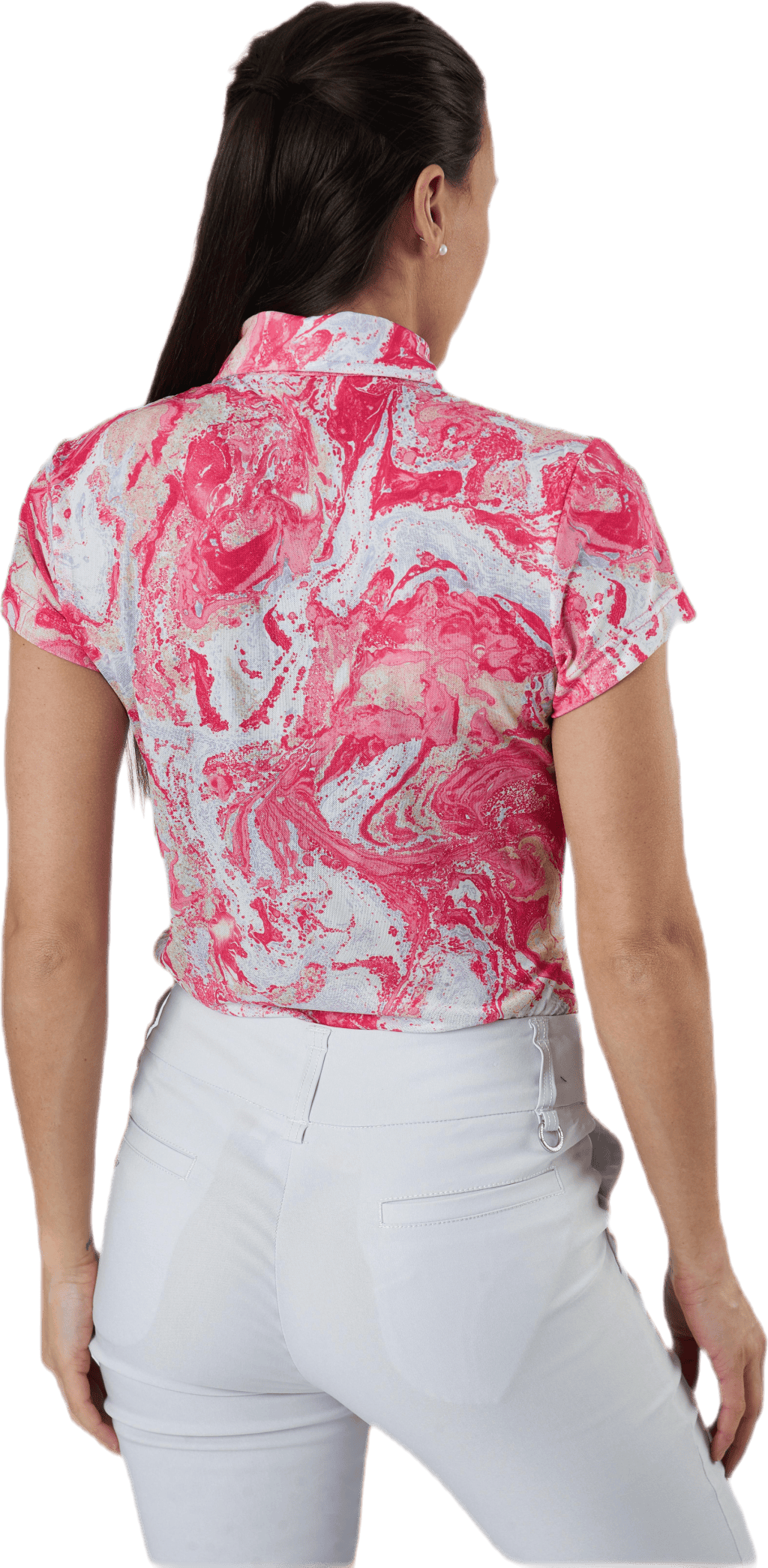 Adelina Cap S Polo Shirt Red - Bild 3