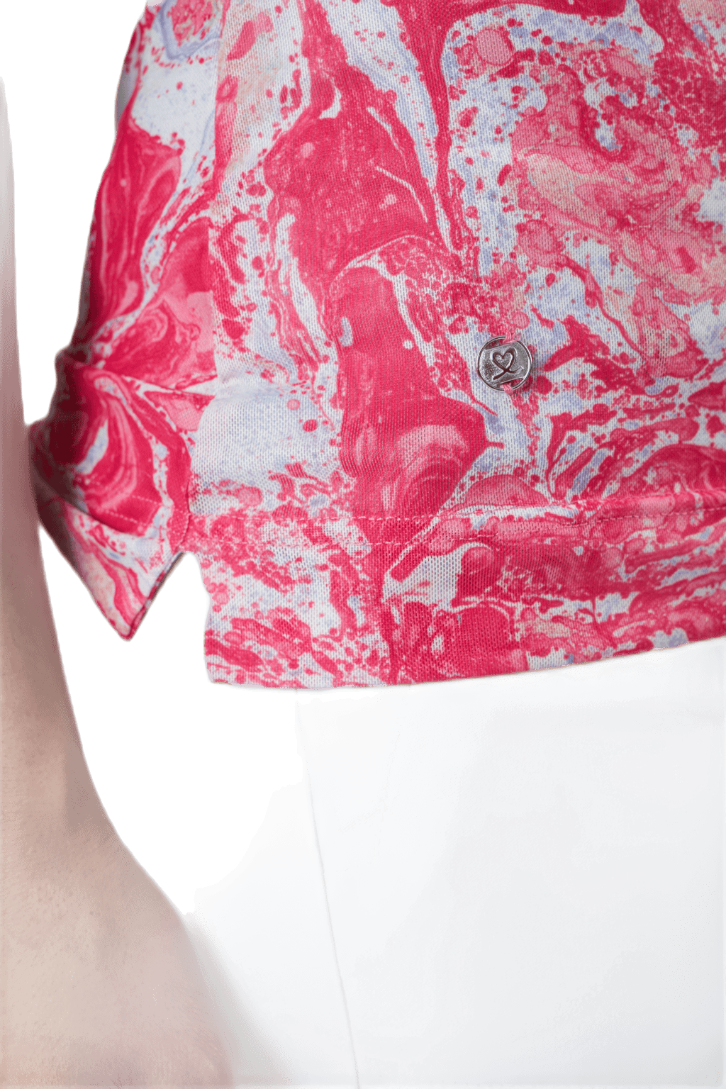 Adelina Cap S Polo Shirt Red - Bild 5