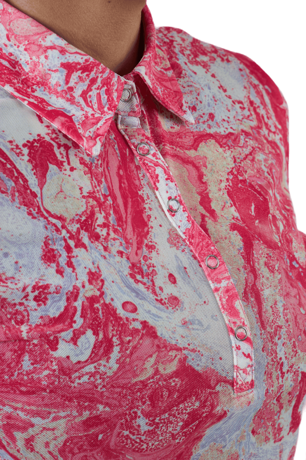 Adelina Cap S Polo Shirt Red - Bild 6