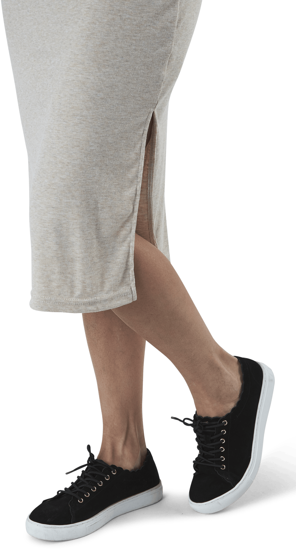 Quinn Rib Dress Beige - Bild 4