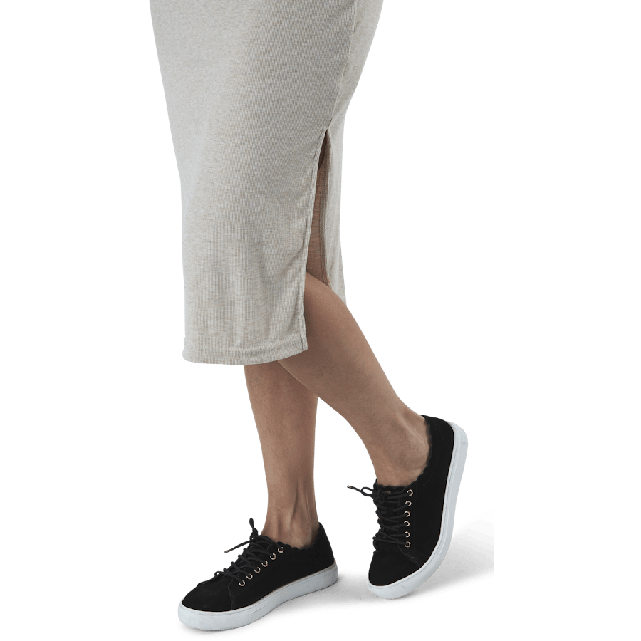 Quinn Rib Dress Beige - Bild 4