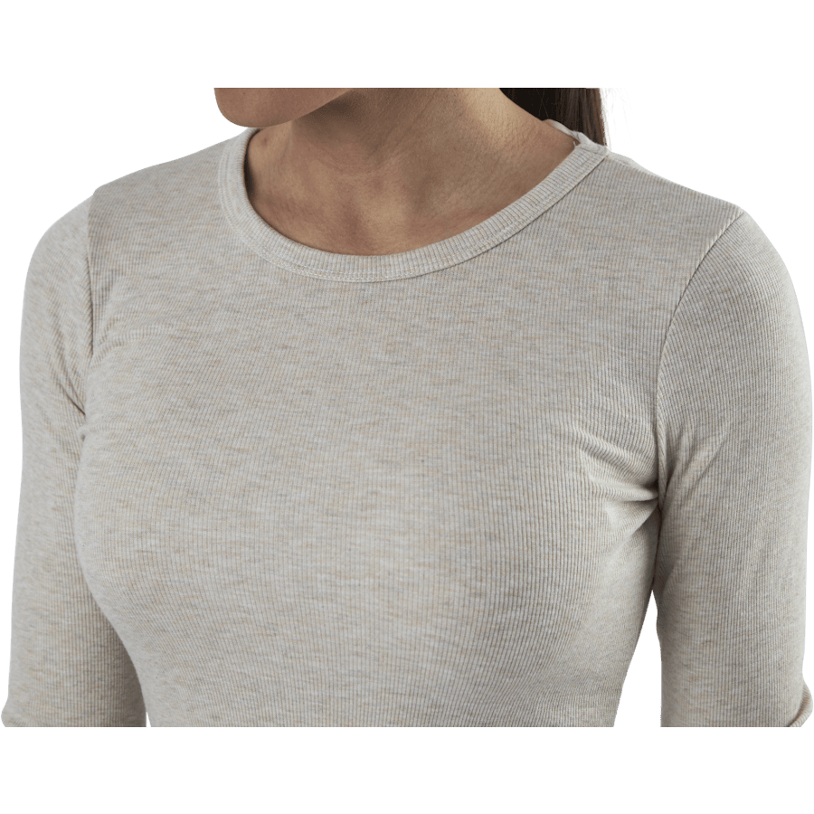 Quinn Rib Dress Beige - Bild 5