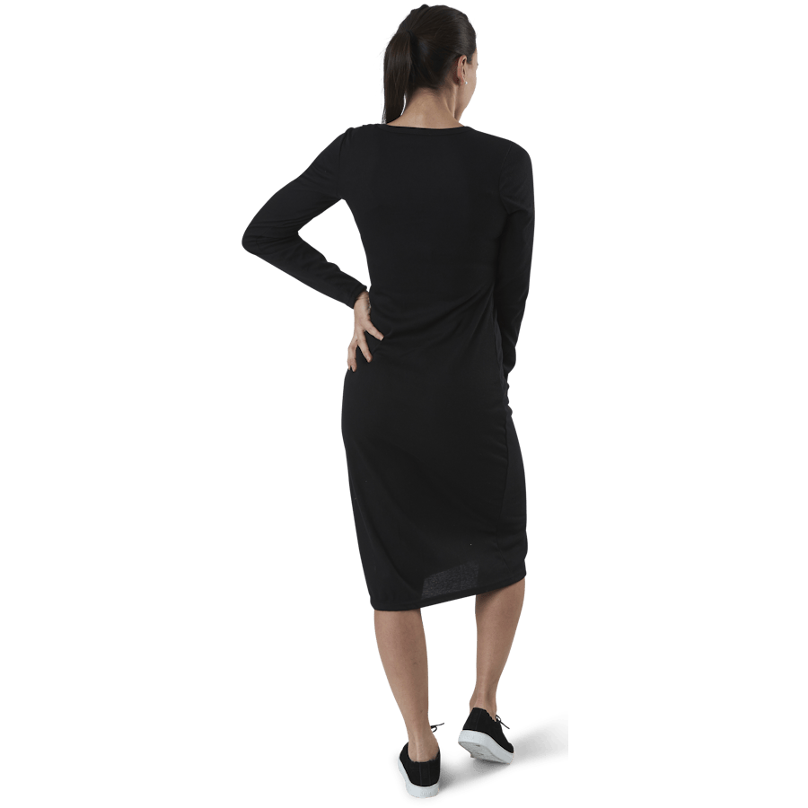 Quinn Rib Dress Black - Bild 3