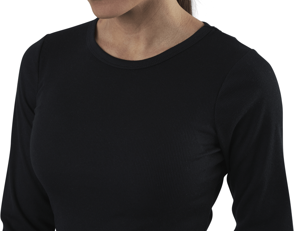 Quinn Rib Dress Black - Bild 5